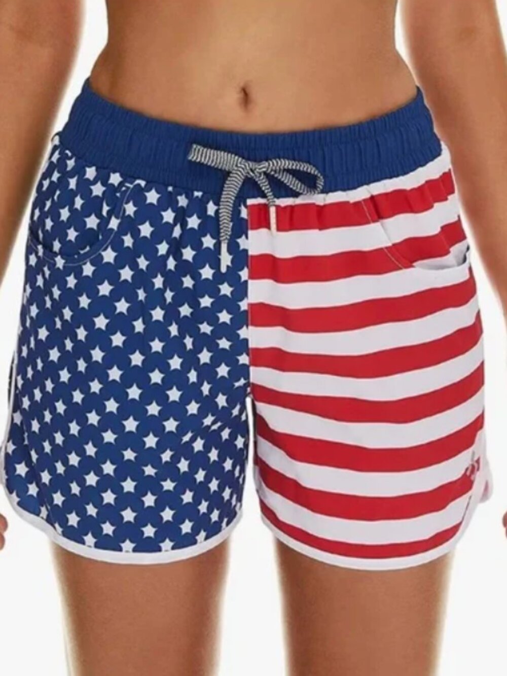 Hodo Sports American‎ Flag Swim Shorts